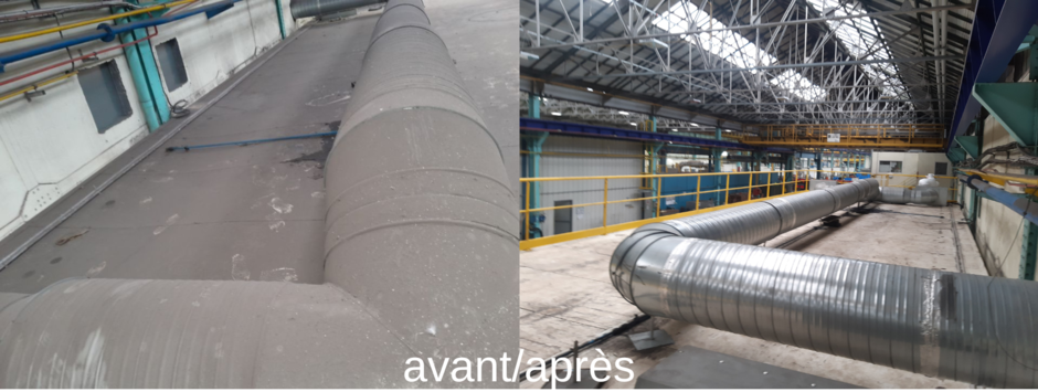 comparatif décontamination plomb avant/apres