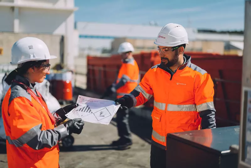 Techniciens Veolia Energie Performance